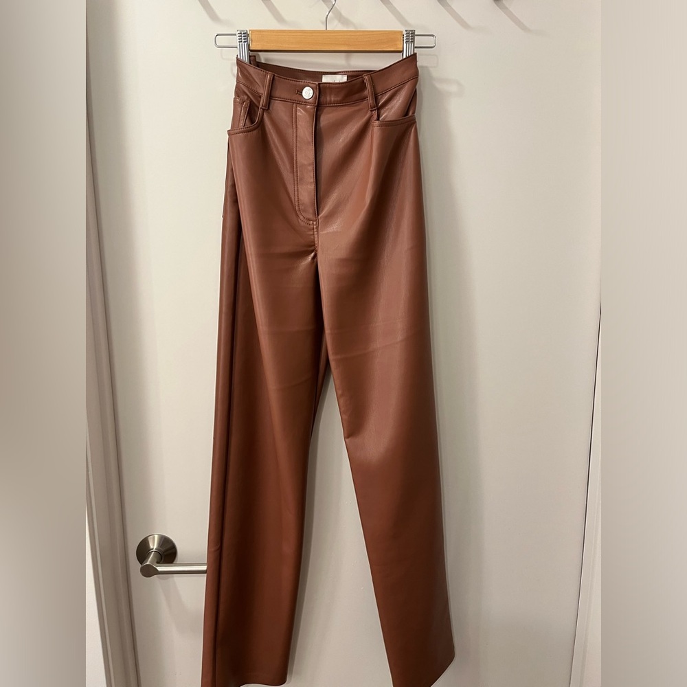 Aritzia Faux Leather Pants